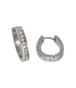Náušnice z chirurgické oceli Eclat Fashion Jewelry 00269