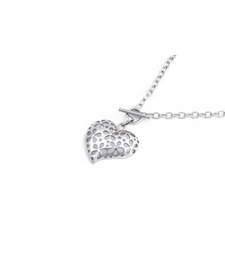 Náhrdelník z chirurgické oceli Heart Fashion Jewelry 00180