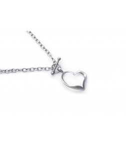 Náhrdelník z chirurgické oceli Heart Fashion Jewelry 00181